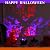 Rossesay Halloween Projector Lights Indoor Halloween Projection Light LED Spooky Ghost Bat Owl Pumpkin Decorative Outdoor Lighting Projectors for Halloween Party Holiday Garden Landscape Decor