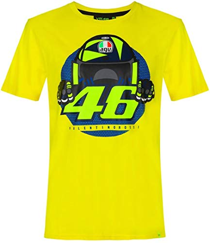 Valentino Rossi Collezione VR46 Classic T-Shirt Homme, Jaune, M