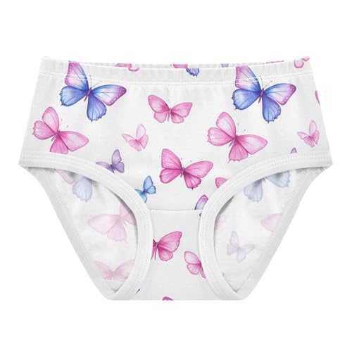 Girls Underwear Soft Cotton Butterflies Kids Panties in Sizes 2/3t, 4t, 5t, 6 and 8
