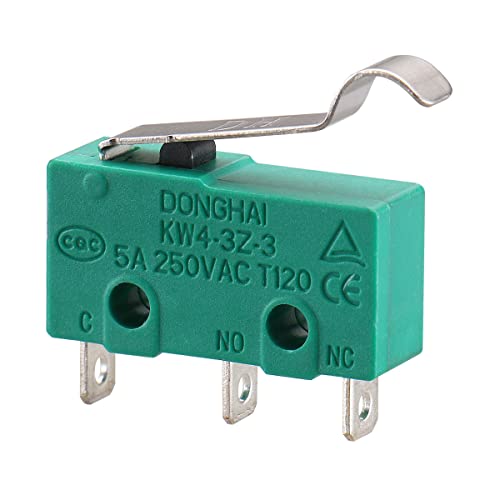 Baomain Micro Switch Hinge Lever Switch Kw4-3Z-3 For Mill Cnc Ac 125V 5A 5Pcs #TOP2