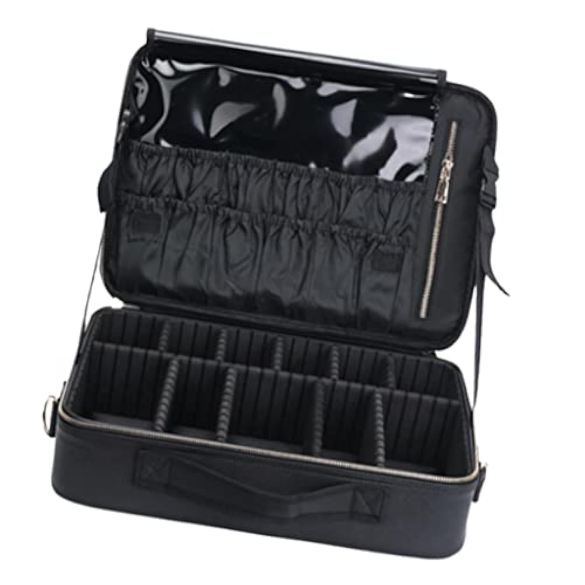 HEAVENGLOW Multi-function PU Leather Cosmetic Bag