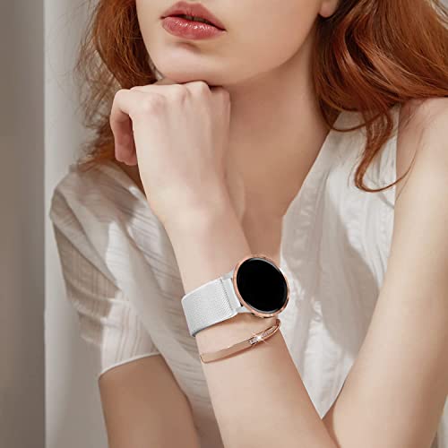 Bolesi 3 Pack 18Mm Stretchy Nylon Watch Bands For Garmin Venu 2S / Vivoactive 4S/ Vivoactive 3S,Soft Sport Band Quick Release Wristband Loop Elastic Strap For Men Women #TOP6