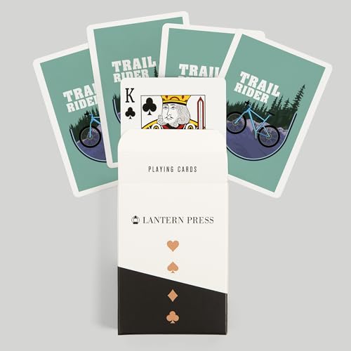 Baraja de naipes Lantern Press Trail Rider Poker 52 cartas miniatura 6