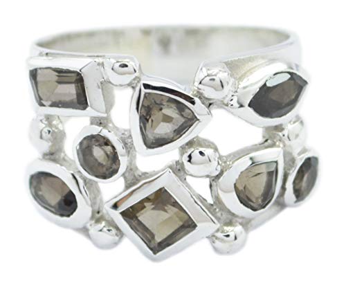 Bague brune en argent 925 RIYO, l'excellence du bijou naturel