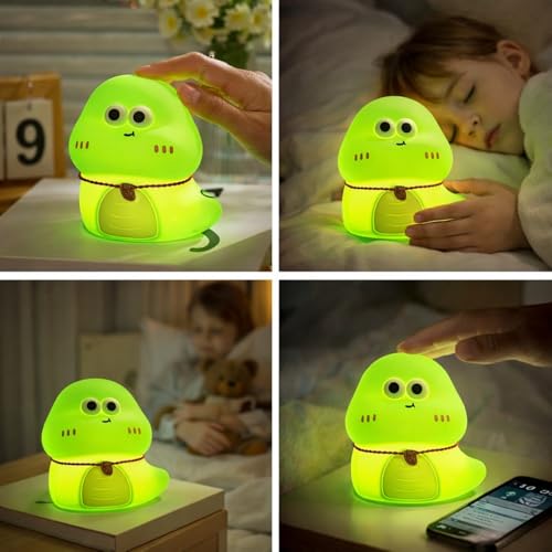 Image of One94Store Cute Snail Shape Silicone Electronic Toy for Kids, 7 Color Changing LED Squishy Soft Touch USB 1200mAh Rechargeable Toy, Ideal for Bedroom, Nursery Decor & Gift for Children