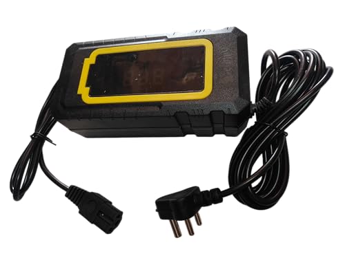 Image of Display 60 Volt 3 AMP Electric Scooter Charger, Lead Acid Battery Charger, Suitable for 5 Battery Scooter, Fast Charger | SMART | AUTO Cutoff | Biggest Display | Heavy Duty | ABS Body.