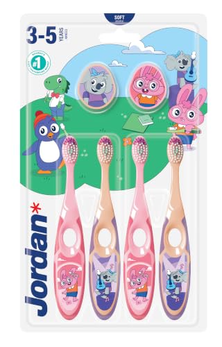 Jordan ® | Step 2 Zahnbürste Kinder | Kinder zahnbürste für 3-5 Jahre | Weiche Borsten, doppelter ergonomischer Griff & BPA-frei… – Ansicht 1