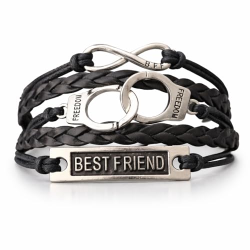 Infinity Collection Best Friend Bracelet, Best Friends Jewelry, Handcuff Bracelet
