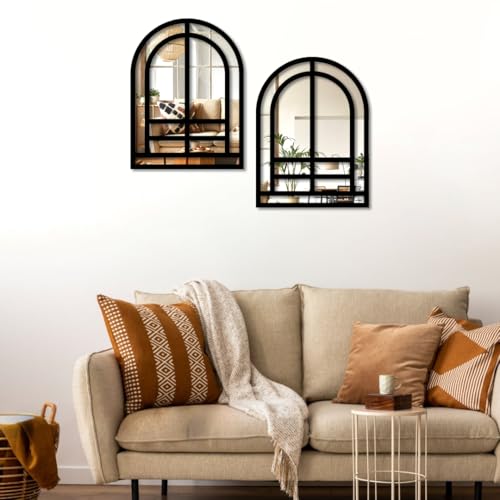 Image of Sehaz Artworks Home Decoration Items for Living Room | Jharokha Wall Decor Items for Living Room | Decorative Mirror for Wall Decoration | Wall Decor Items for Bedroom | Wall Hanging Decoration