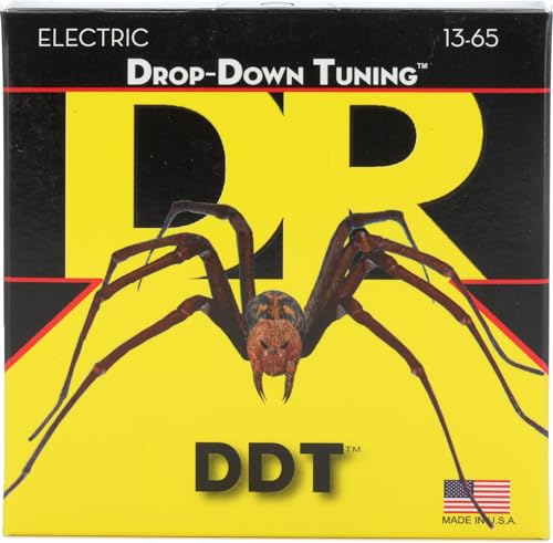 DDT™ - Drop Down Tuning Electric Guitar Strings (Super Heavy (13-65), 1 Pack)