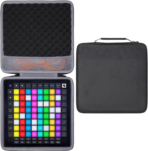 co2CREA Hart Reise Tasche für Novation Launchpad Pro MK3 64-Grid-MIDI-Controller Hülle Case...