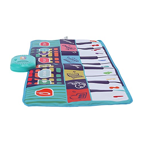 Brinquedos para bebês, tapetes musicais infantis de 39,4 x 14,2 polegadas dobráveis ​​para meninos e
