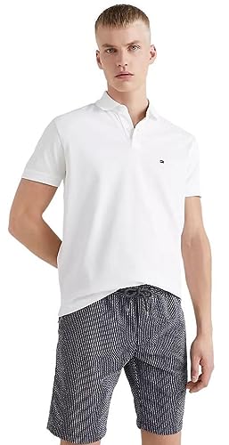 Image of Tommy Hilfiger Men's Short Sleeve Cotton Pique Polo Shirt in Regular Fit 2024 Collection