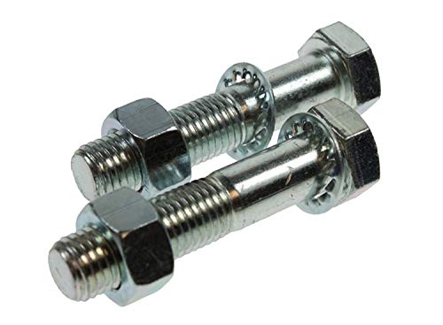 BITS4REASONS MAYPOLE NEW MODEL X2 HIGH TENSILE STRENGTH M16 TOWBALL NUTS AND BOLTS X 75mm & SHAKEPROOF WASHERS