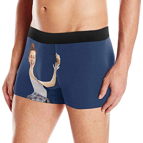 Custom Face Boxers My Wife Hug My Treasure on White Personalized Face Briefs Underwear for Men3