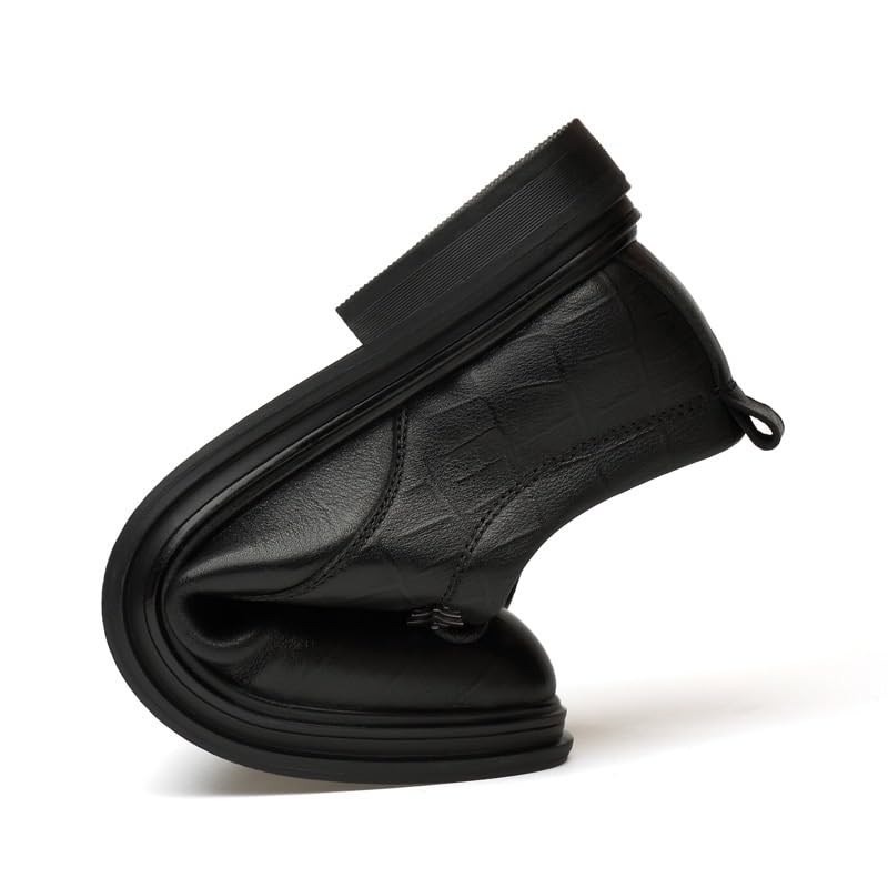 Mens Dress Shoes Classic Wingtip Oxfords Fashion Classic Pointed Toe Lace Up Low Top Leather Dress Shoes Non-Slip Softsole Walking Oxford Shoes4