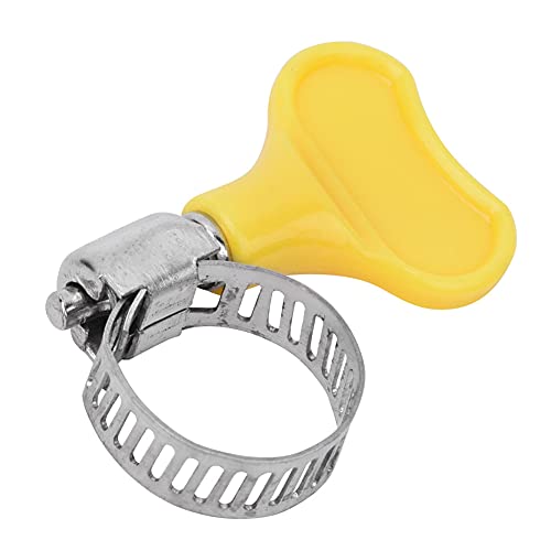 10 Peças De Cabo De Plástico Tipo Chave De Aço Inoxidável Ajustável Braçadeira De Mangueira, Braçadeira De Mangueira Braçadeira De Tubo Braçadeira De Engrenagem Sem-fim Ideal(16-25mm)