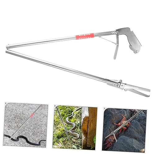 Generic Bastões de cobra Útil Clipe de Cobra Pegador de Cobra Ferramenta Dobrável Apanhador de Cobra