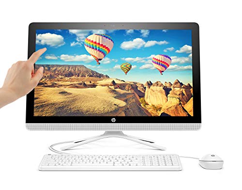 Image of HP Snow White 22-b013w All-in-One touch screen Desktop PC