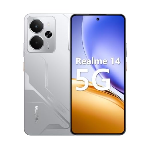 Smartphone Realme 14 5G 12 GB de RAM/256GB, /Tela 6.67"/120Hz Ultra-smooth, NFC - Mecha Silver