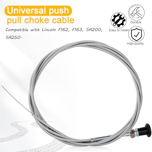 QAZAKY Universal Carburetor Push Pull Choke Control Cable for 60-122 60122 290-835 290835 Lawn Tractor Mower 96" Conduit Go Kart Carts Mini Bike Oregon Lincoln F162 F163 SA200 SA250 - Image 4