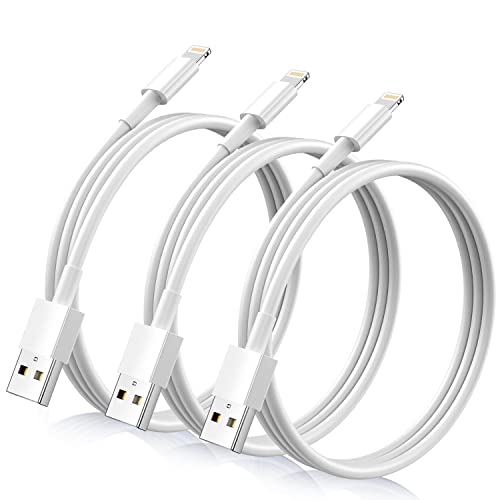 Câble Lightning lot de 3 blancs pour charger votre iPhone ou iPad n'importe où
