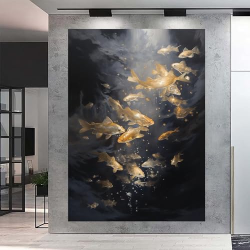 Peinture d'art animalière pour décoration salon et chambre FJASKER - 3