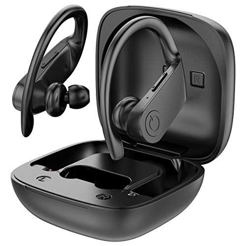 PowerPro Sport Wireless Earbuds - [Upgraded] Powerbeats Pro Style Bluetooth 5.0 Headphones True