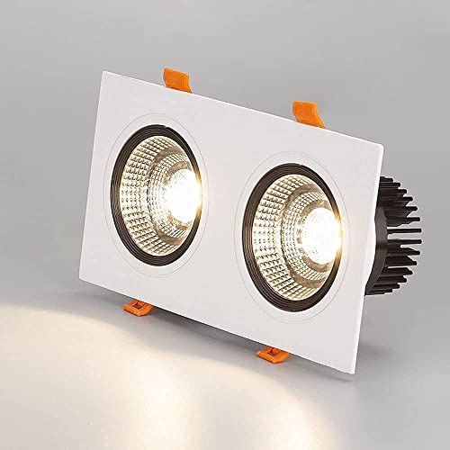 Appareils d'éclairage directionnel à LED encastrés avec spot orientable 3000K - 2