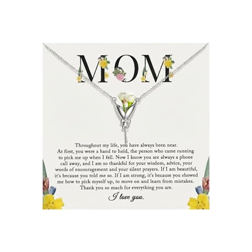 Collier à faire soi-même Aonklot, le mini vase portable rempli d'amour pour votre maman