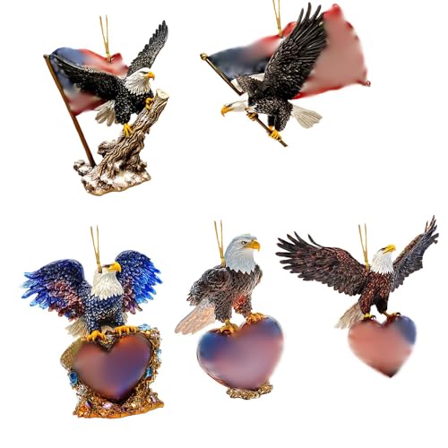 omiinitio Paquete de 5 accesorios de celebración estrella adorno perfecto para celebraciones del Día de la Independencia y decoración patriótica del hogar decoraciones para el Día de la Independencia