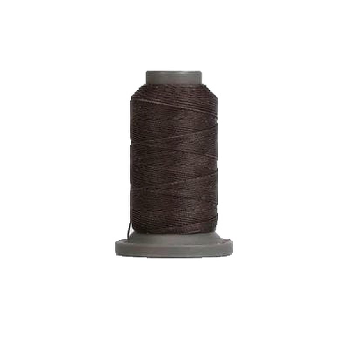 70-120m Round Waxed Thread Repair Cord String Polyester Hand Sewing Line for Braided Bracelet Accessories Leather Craft-Caramel-1spool-0.45mm-120m