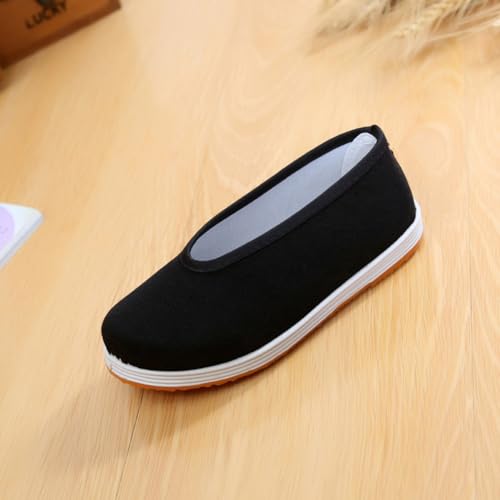 Boys Girls Chinese Traditional Old Beijing Shoes Martial Art Kung Fu Tai Chi Shoes2