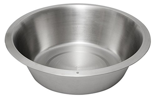 Lindy's 12 Quart Stainless Steel Flat Bottom Dish Pan
