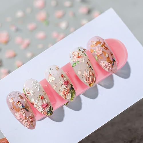 Dicas de arte de unhas falsas, ferramenta de suporte de exibição com 10 peças de pontas de unhas pos