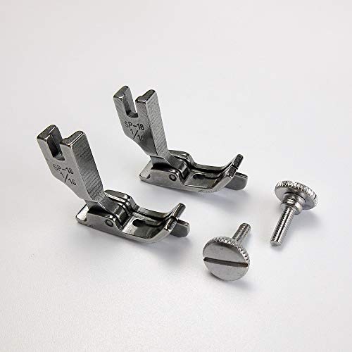 2 Sets de Pie Prensatelas con Guía Derecha 3/8" miniatura 2