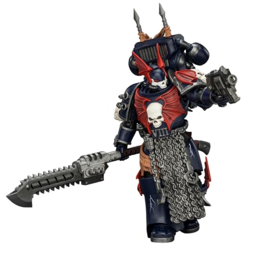 JOYTOY Warhammer 40K 1:18 Action Figures Night Lords Legion Praetor with Jump Pack Model Birthday Gifts JT04377 — view 4