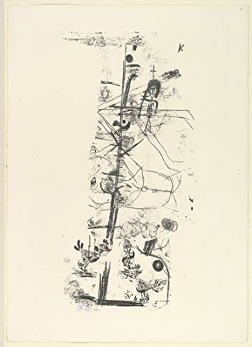Impresión Bird Comedy de Paul Klee: lámina artística pequeña en papel archival matte mate.