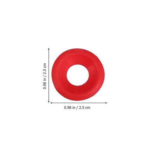 Miniatura 6 de UPKOCH 24 juntas de botella de cerveza, arandelas superiores oscilantes, sellos a prueba de fugas, botellas abatibles, juntas de repuesto en forma