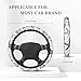 SAKTEPLE Car Steering Wheel Cover with Anti-Slip Lining, Universal 15 inch Wheel Cover, Fashion Car Interior Accessories for Women Men - Sea Starfish Shells