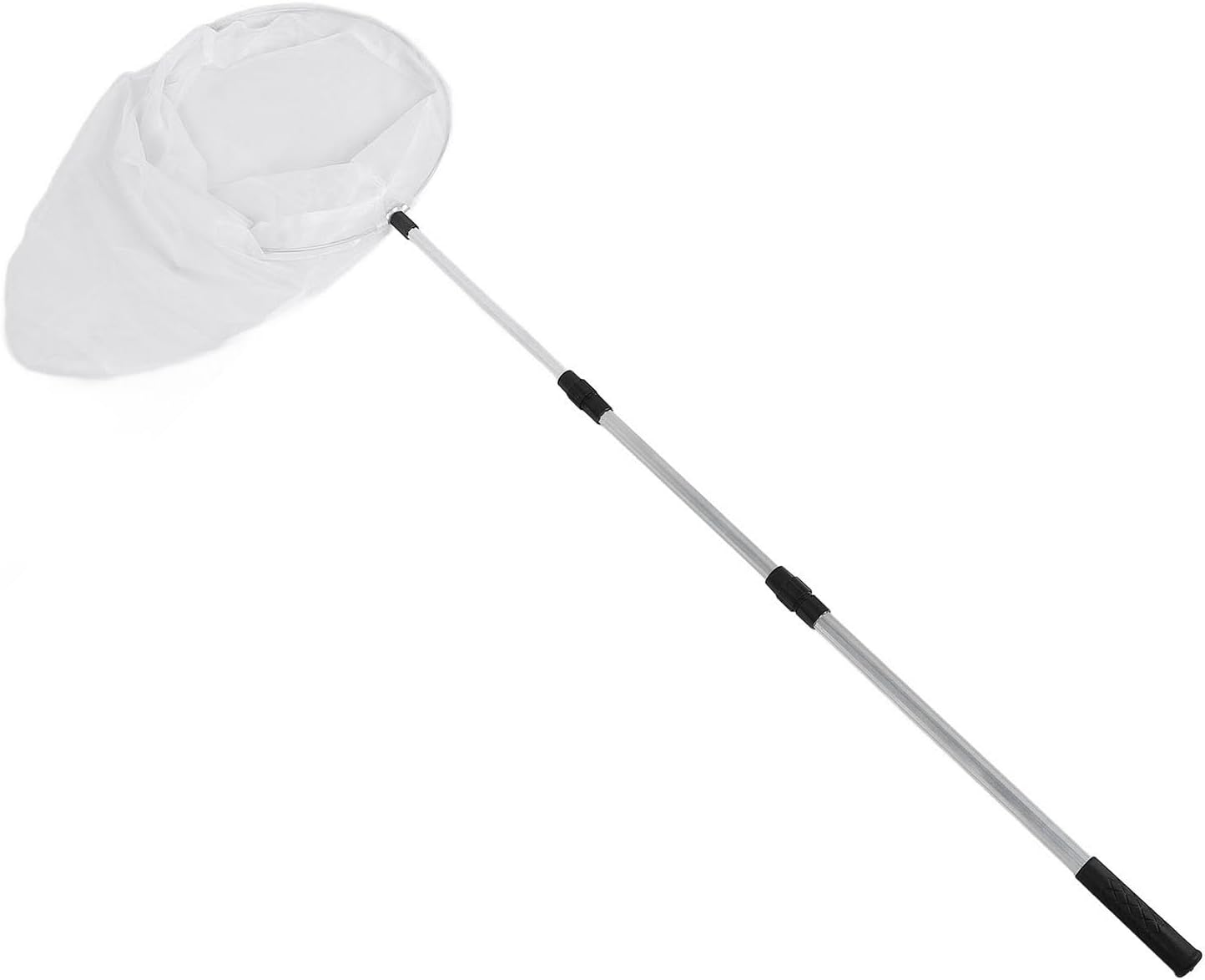 SUNGOOYUE Fishing Net with Telescopic Pole, Lightweight Telescopic Aluminum Shrimp Net for Children Outdoor Exploration
