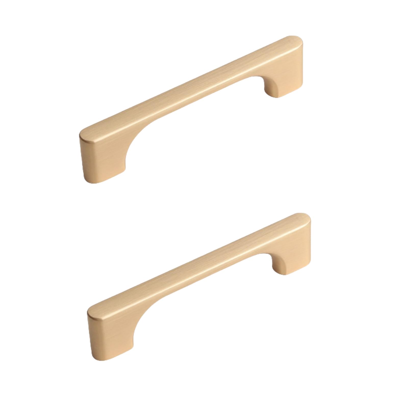 NLQCSXWEP Zinc Alloy Cabinet Bow Handle, Zinc Alloy Cabinet Door Wardrobe Drawer Handles Pack of 2 Multicolor Multiple Sizes(Copper Wire Drawing,96mm)