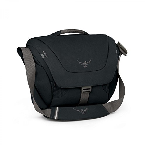 Osprey Men's FlapJack Courier Day Pack, Black