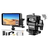NEEWER F400 PRO 6 Inch Camera Field Monitor with MA002 Monitor Mount, Waveform, Vector Scope, Full HD 1920x1080 IPS 4K HDMI Input DSLR Video Peaking Focus Assist, DC Input Output, Tilt Arm