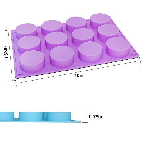 AIFUDA - Stampi in silicone rotondi a forma di