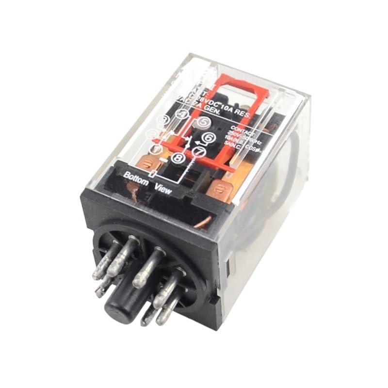 Relé MK2P-I DC24V electromagnético de 8 pines para solucionar fallos de aislamiento 4