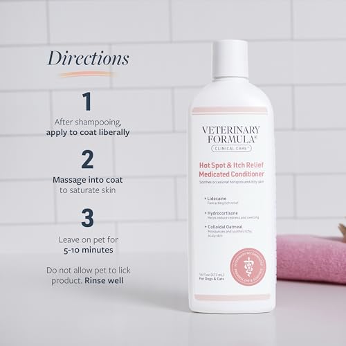 Image of Veterinary Formula Clinical Care Hot Spot & Itch Relief Conditioner, 16 oz