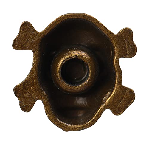 150Sets Skull Rivets 0.51, Leathercraft Rivets Bronze Color Head Stud For Diy Shoes Belts Handbags Jackets #TOP4