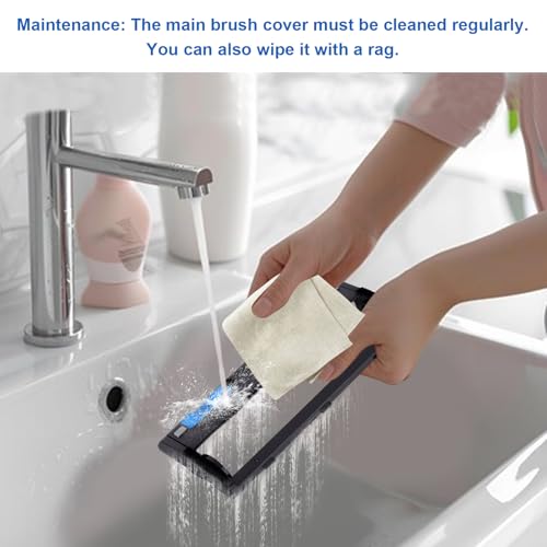Image of Sgizoku Replacement Brush Guards Covers Back Cover for Ecovacs DEEBOT T30S, T30S Comb, T30 PRO Omni, Yeedi C12 Pro Plus, M12 Pro+ Robot Vacuum Cleaner - Main Brush Holder Accessories Parts