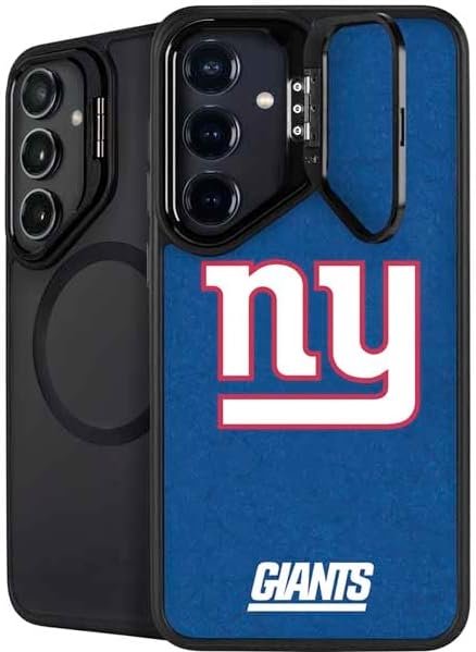 Skinit Kickstand Phone Case Compatible with Galaxy S24 - Officially Licensed NFL New York Giants Camo Design